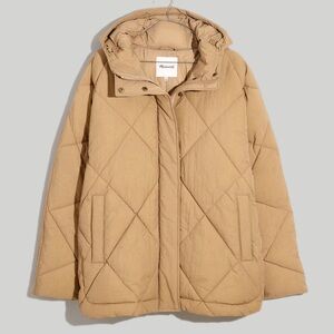 NEW with Tags - Madewell Tan Quilted Jacket